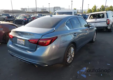 2018 Infiniti Q50 2.0T Luxe из США, поврежденный, VIN JN1CV7AP3JM240630